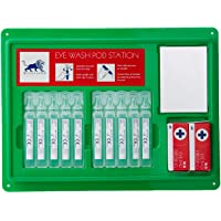 Estación lavaojos Steroplast Pod Inc Espejo 2 pistas del ojo 10 Pads - Alta Calidad